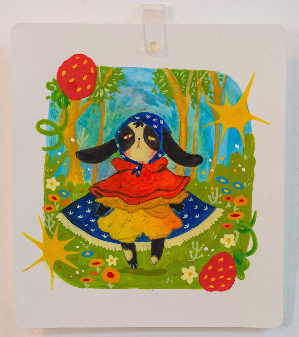 MAGO VIAJANTE, tinta pva sobre papel